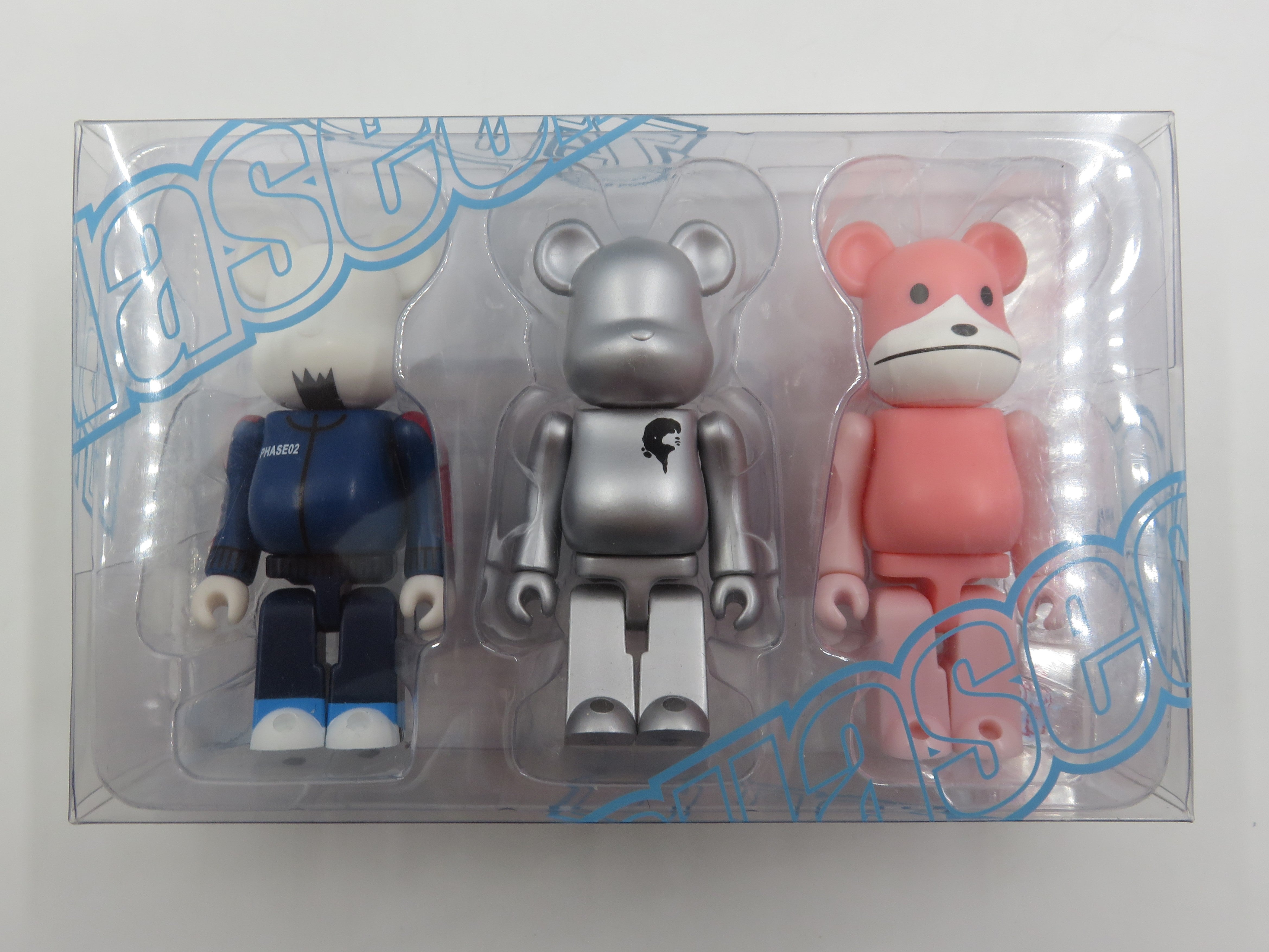 BEARBRICK Phase0.2 x Motclub903 400% & 100% Figure Set - Medicom Toy (2002) Be@rbrick Designer Art Toy
